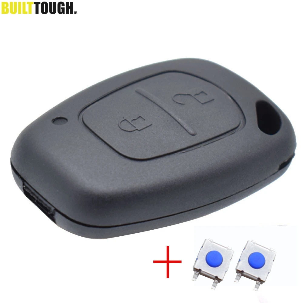 

For Renault Kangoo Traffic Master Nissan Interstar Primastar Opel Vivaro Movano Remote Key Case +2 Button Pad Switch
