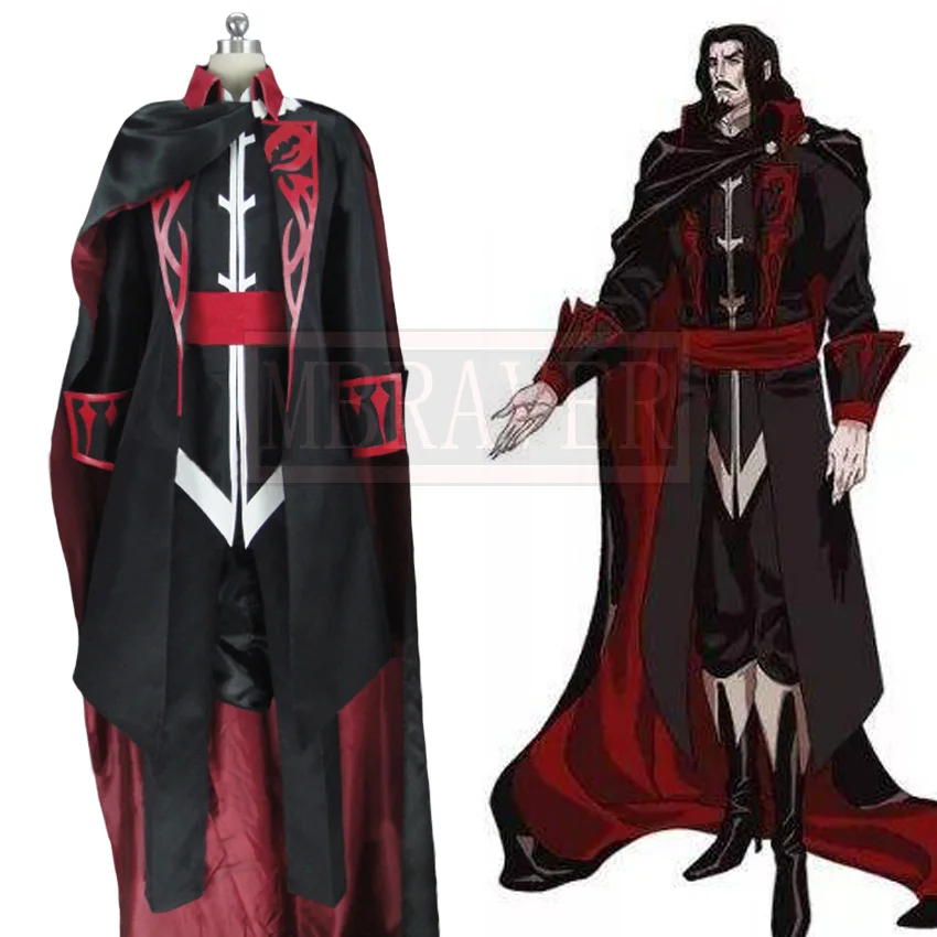 Костюм вампира Castlevania Dracula Vlad Tepes TV Version костюм для косплея на Рождество Хэллоуин