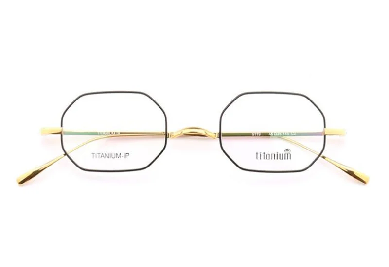 

Pure Titanium Glass Monument Unisex Complete Field Optical Glasses Ultralight Clear Lens Retro Recipe Currency Glasses Women Men