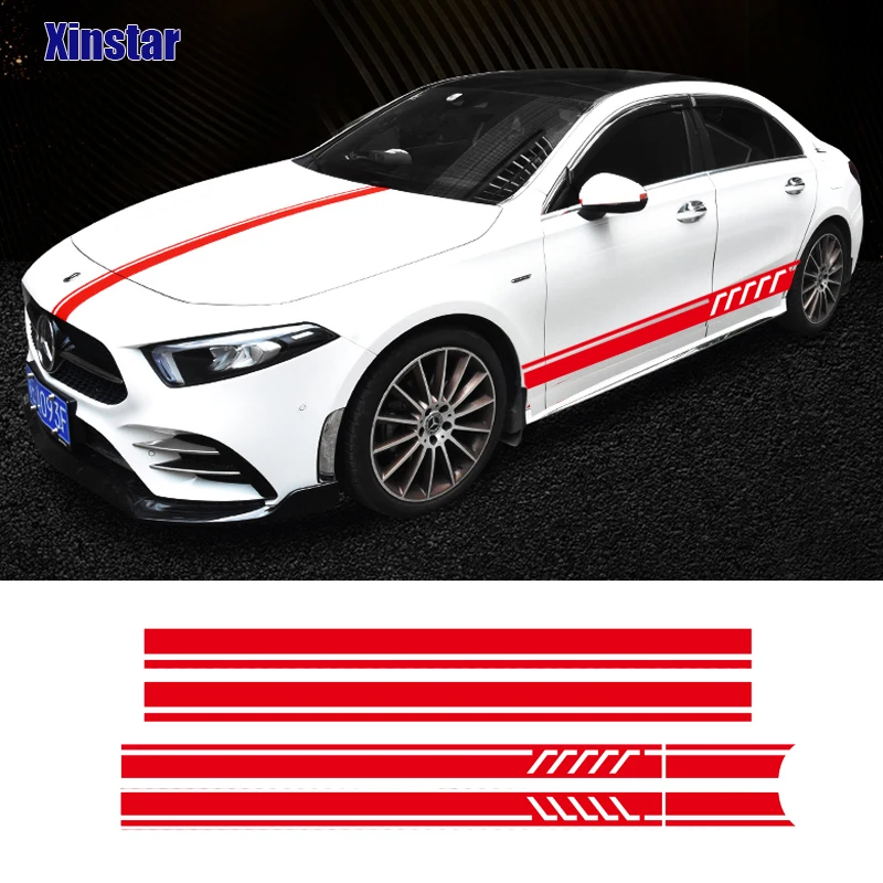 6 шт./лот стикер для кузова автомобиля Mercedes benz AMG A45 GLC45 GLA45 E63 E63S | Автомобили и