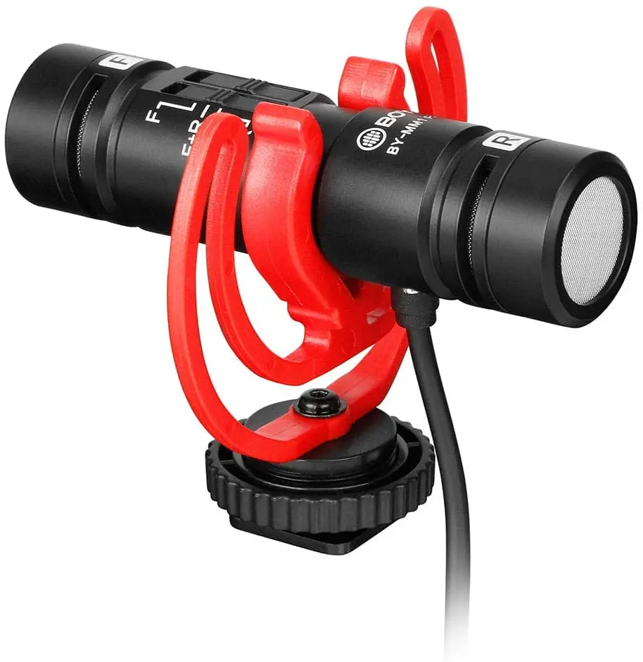 Микрофон BOYA BY-MM1 PRO с двойной головкой конденсаторный микрофон суперкардиоидным
