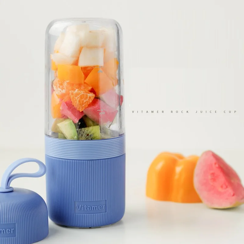 Vitamer 400ML Portable Juicer Cup Rechargeable USB Fruit Blender Mixer Personal Smoothie Maker For Travel/Sport/Home