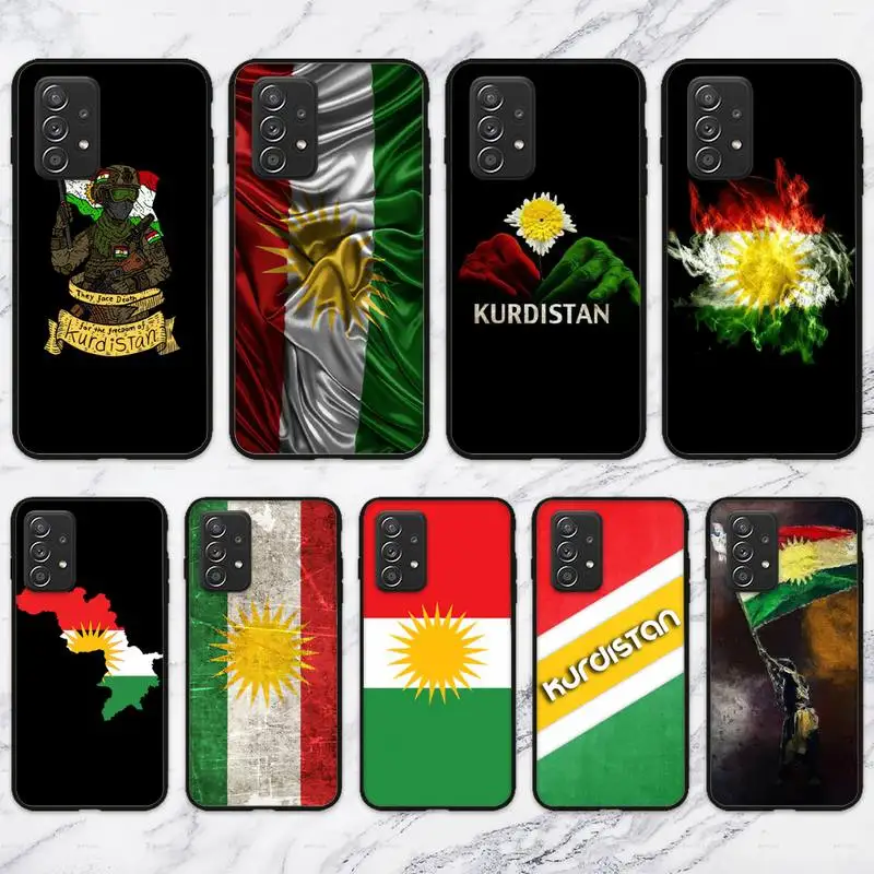 

Чехол для телефона с флагом Курдистана для Samsung Galaxy S10 S20 S21 Note10 20Plus Ultra Shell
