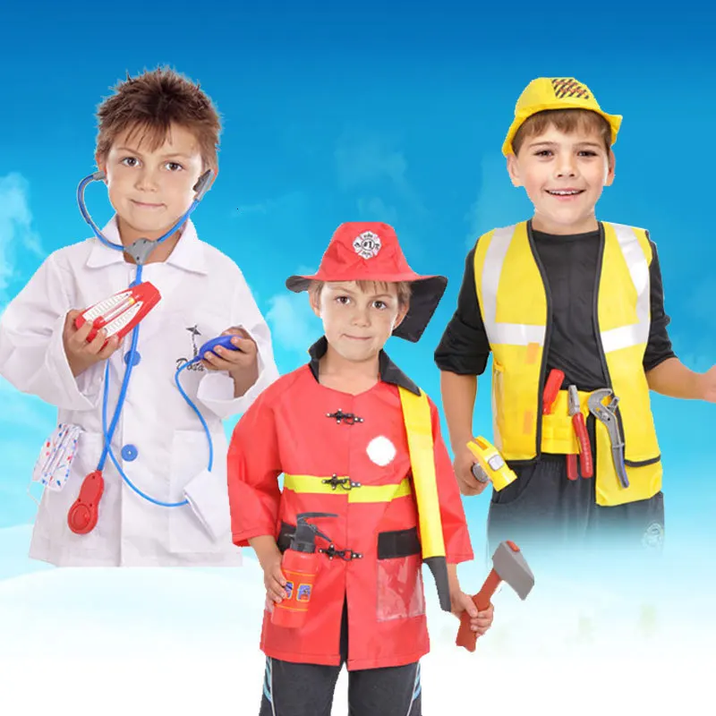 Детский профессиональный костюм для ролевых игр медсестры | Тематическая одежда