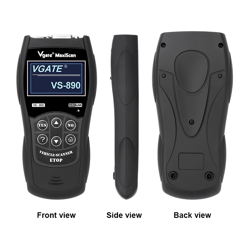 Новейший OBD2 сканер Maxiscan Vgate VS890 считыватель кодов неисправностей автомобильный