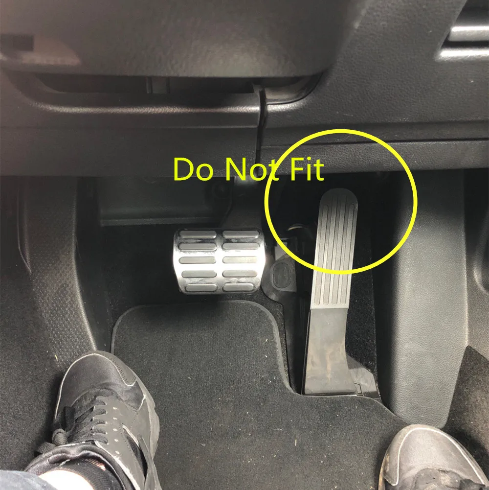 Накладки на педали CBS ABTO для автомобиля из нержавеющей стали Skoda Octavia A5 Volkswagen VW Golf 6