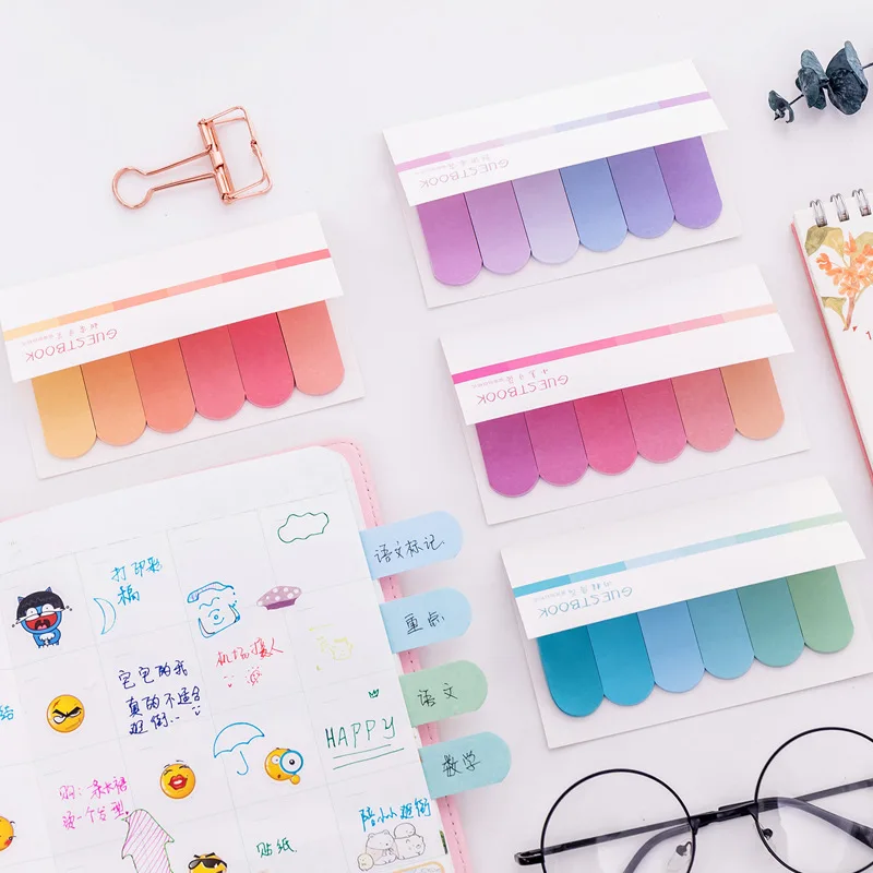 

Блокноты для заметок Kawaii, Стикеры для заметок, планировщик, милые блокноты, Закладка, индекс, стикеры, корейские канцелярские принадлежност...