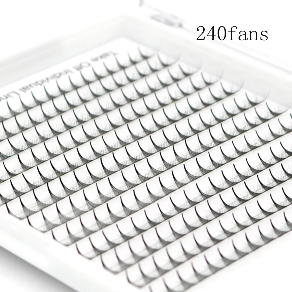 

3D 5D 6D 10D Premade Volume Lash Extension Fans Thin Pointy Base Sharp Slim Narrow Stem Russia Volume Eyelash Extension Fans