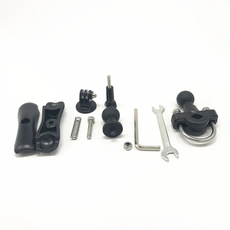 Рельсовый штатив держатель на руль мотоцикла для экшн камеры Go Pro Hero SJC AM Xia