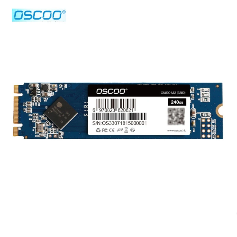 Новинка твердотельный накопитель Oscoo M2 NGFF M.2 SATA 120 ГБ 240 500 Гб SSD Размер 2242 2260 2280 мм
