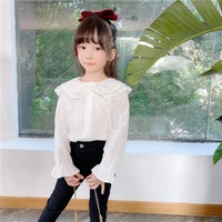 baby cotton long sleeved shirts new girls spring lace shirts childrens blouses girlslong sleeved shirt blouse top