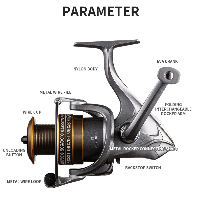Рыболовная катушка для соленой воды 5 5: 1 7 кг|Рыболовные катушки| |