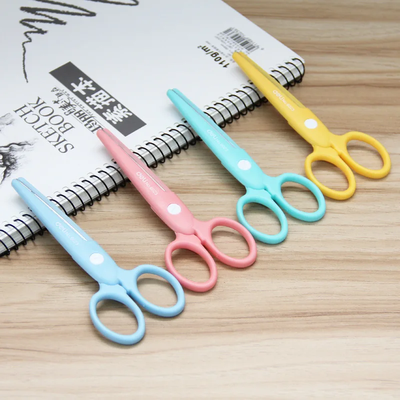 Deli детские безопасные ножницы офисные школьные DIY ученические художественные