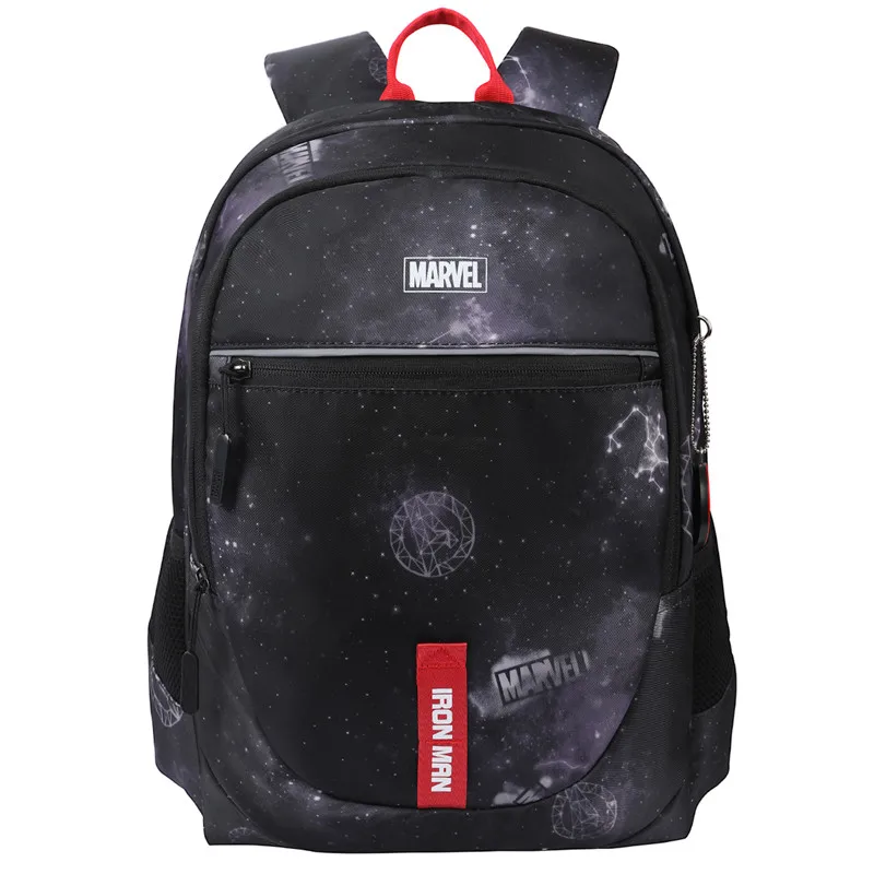 2022 Disney New Causal School Bags For Boys Primary Student Shoulder Orthopedic Backpack Spider Iron Man Grade 1-5 Kids Gifts