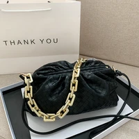 swdf cloud underarm women brand chain bags weave sac luxury clutch ladies shoulder sac 2021 designer bags leather messenger bag