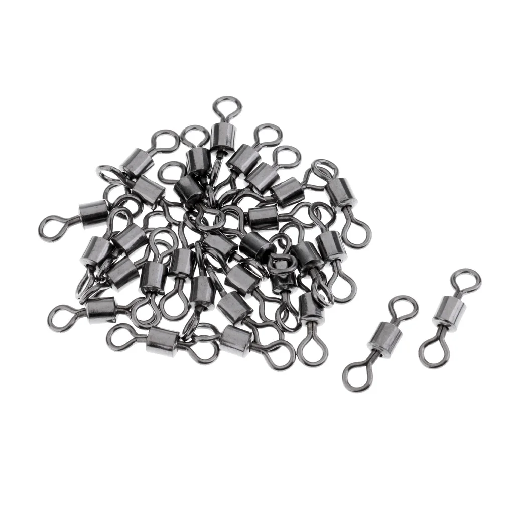 

30x рыболовная роликовая баррель поворотный Морской рыболовный соединитель роликовый поворотный высокопрочный