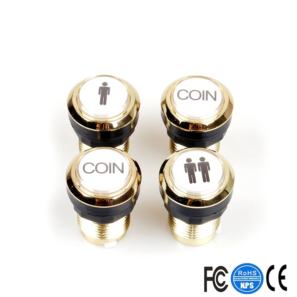 Комплекты для аркадных игр сделай сам 2 игрока USB-кодировщик джойстик ПК +