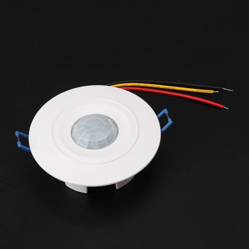 

220V Infrared IR Motion Sensor Built-in Light Bulb Switch Control Detector Wall Ceiling P82D