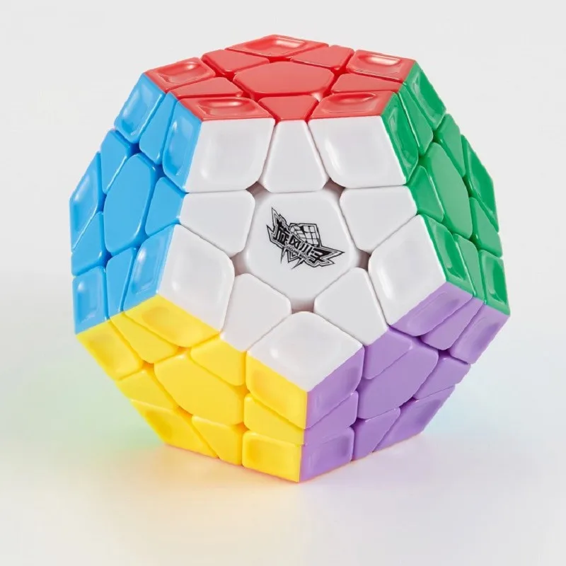 

Циклонный магический куб для мальчиков 3x3, 12-сторонний Профессиональный кубик-головоломка, 3x3x3, Радужный кубик, развивающие игрушки