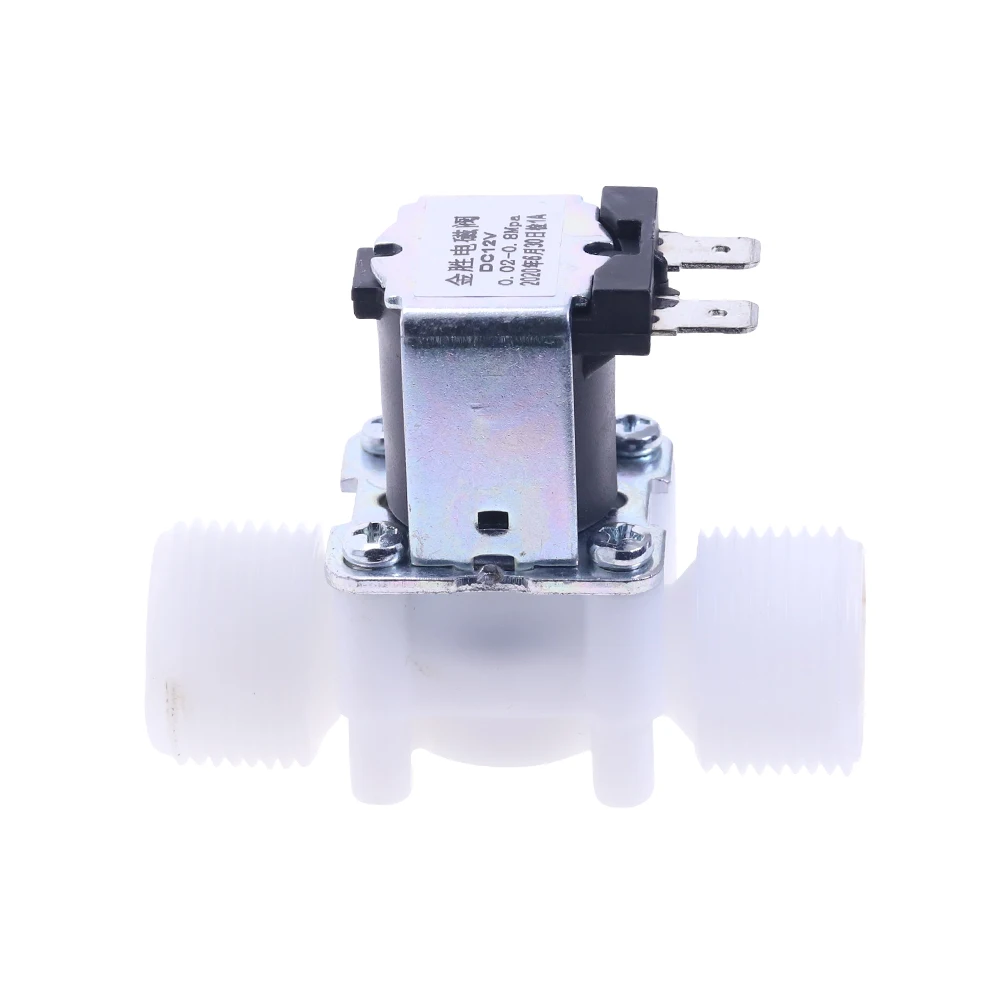 3/4 &quotПластик электромагнитный клапан 12V PP N/C Магнитный стиральная машина