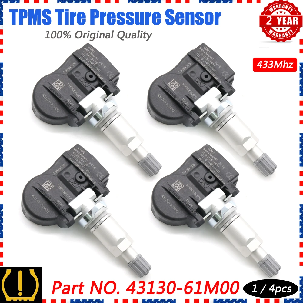 

Xuan TPMS Tire Pressure Sensor Monitoring System 43130-61M00 for Suzuki Swift Vitara SX4 S-Cross Ignis Baleno Jimmy 43139-61M00