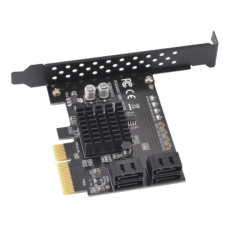 Чип Marvell 88SE9230 SATA/PCIE Raid контроллер SATA PCIE Card PCI-E PCI Express 4X с низкопрофильным