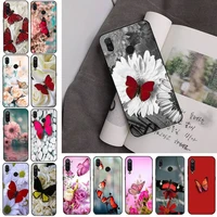 red butterfly phone case for redmi note 8pro 8t 9 redmi note 6pro 7 7a 6 6a 8 5plus note 9 pro case