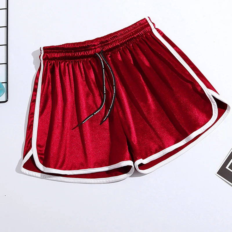 

New Hot 2021 Women Sexy Shorts Summer Silk Slim Beach Casual Running Sport Edge Shorts