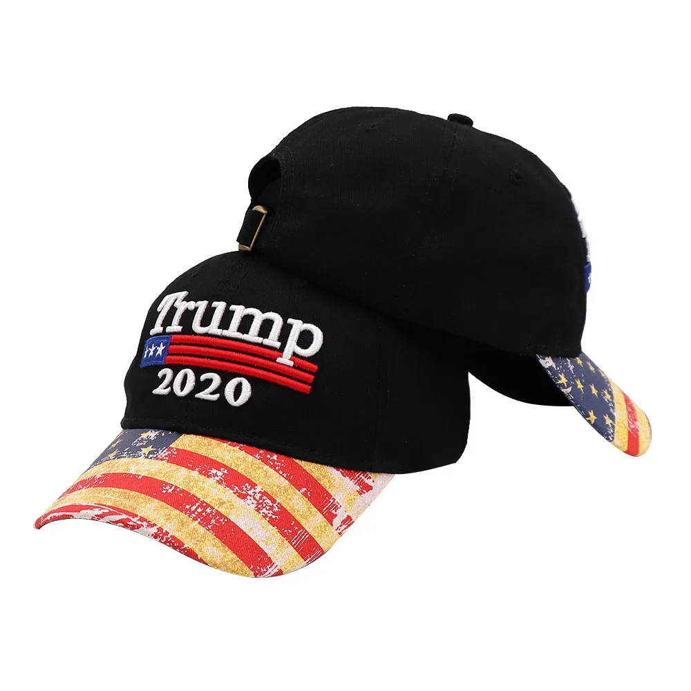 Белый Мужская и женская камуфляжная бейсбольная кепка козырек MAGA камуфляжная вышитая Кепка Keep Make America Great Again Кепка США - Цвет: Белый