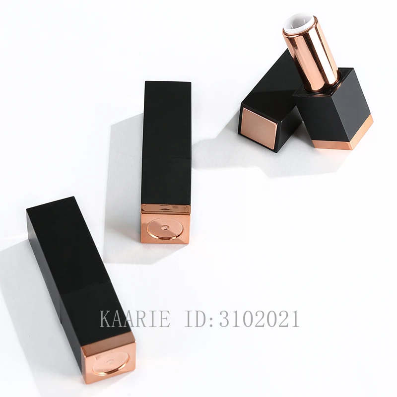 

12.1mm 10/20/30pcs Black Empty Magnetic Buckle Lip Balm Lipstick Tube, DIY Plastic Lipstick Tubes, Refillable Cosmetic Container