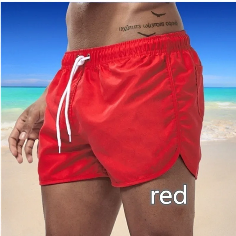 

2021 New Gym Mens Sport Running Shorts Quick Dry grid Workout Short Pants Men Soccer Tennis Training Beach Swim Shorts