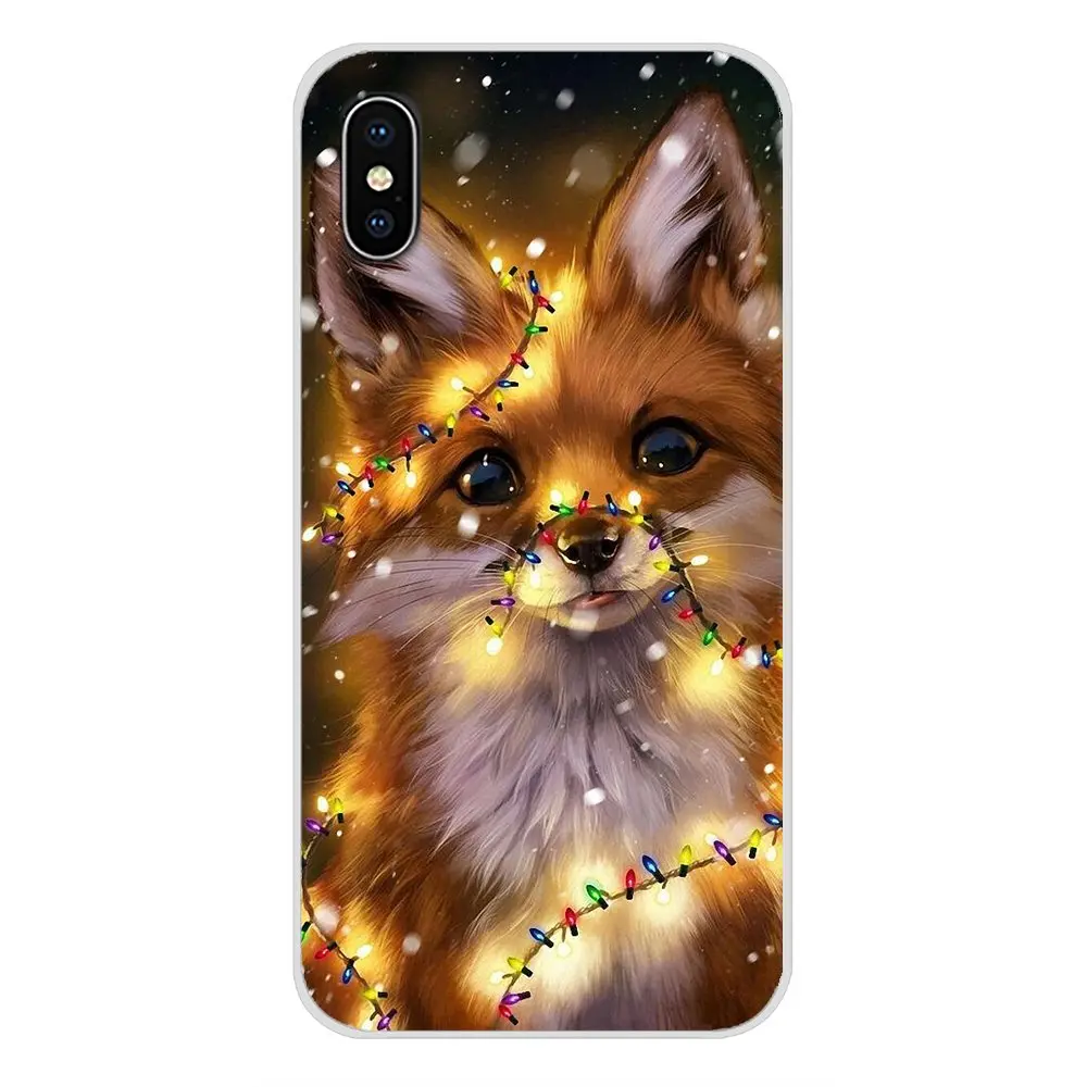 Для Apple ipod 5 6 iPhone X XR XS 11Pro MAX 4S 5S 5C SE 6S 7 8 Plus животных лисий мех енота аксессуары для
