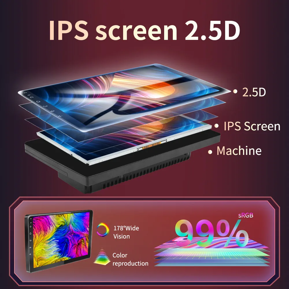 Автомагнитола 2 Din Android 10 мультимедийный видеоплеер 9 дюймов IPS 8 ГБ + 128 GPS-навигация