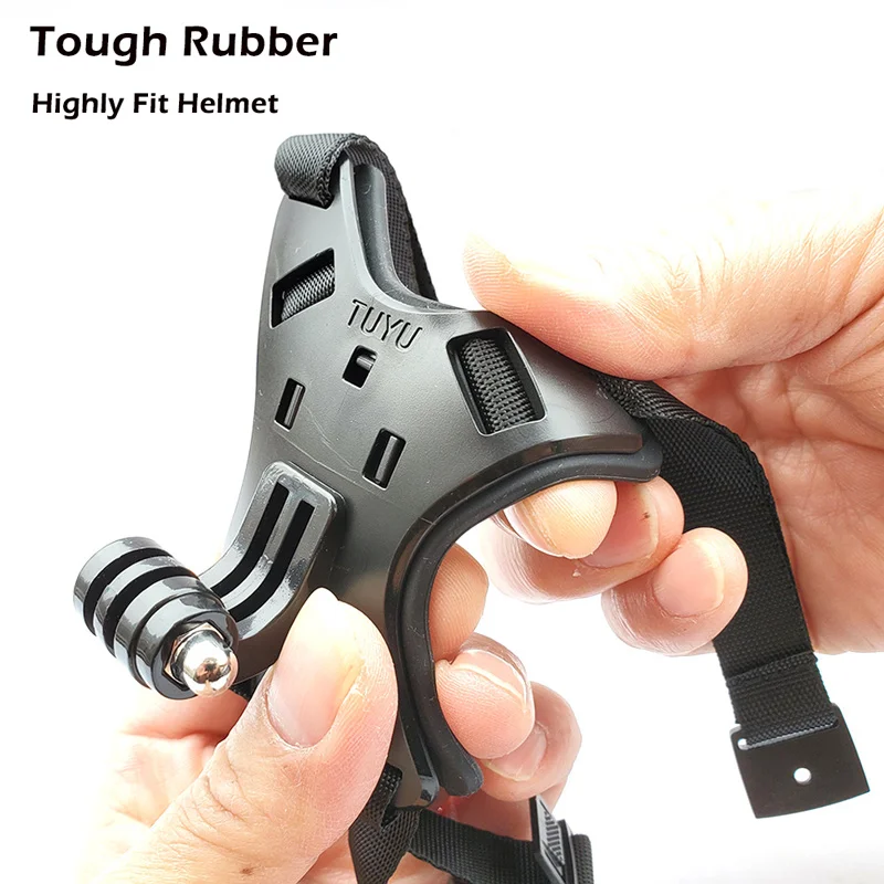 Кронштейн для крепления на мотоциклетный шлем фиксирующий ремешок iPhone подставка