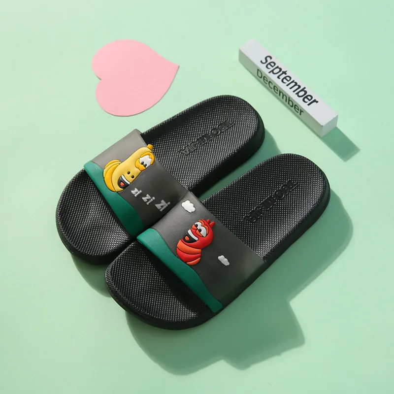 Летняя детская обувь детские тапочки Нескользящие Симпатичные Мультяшные