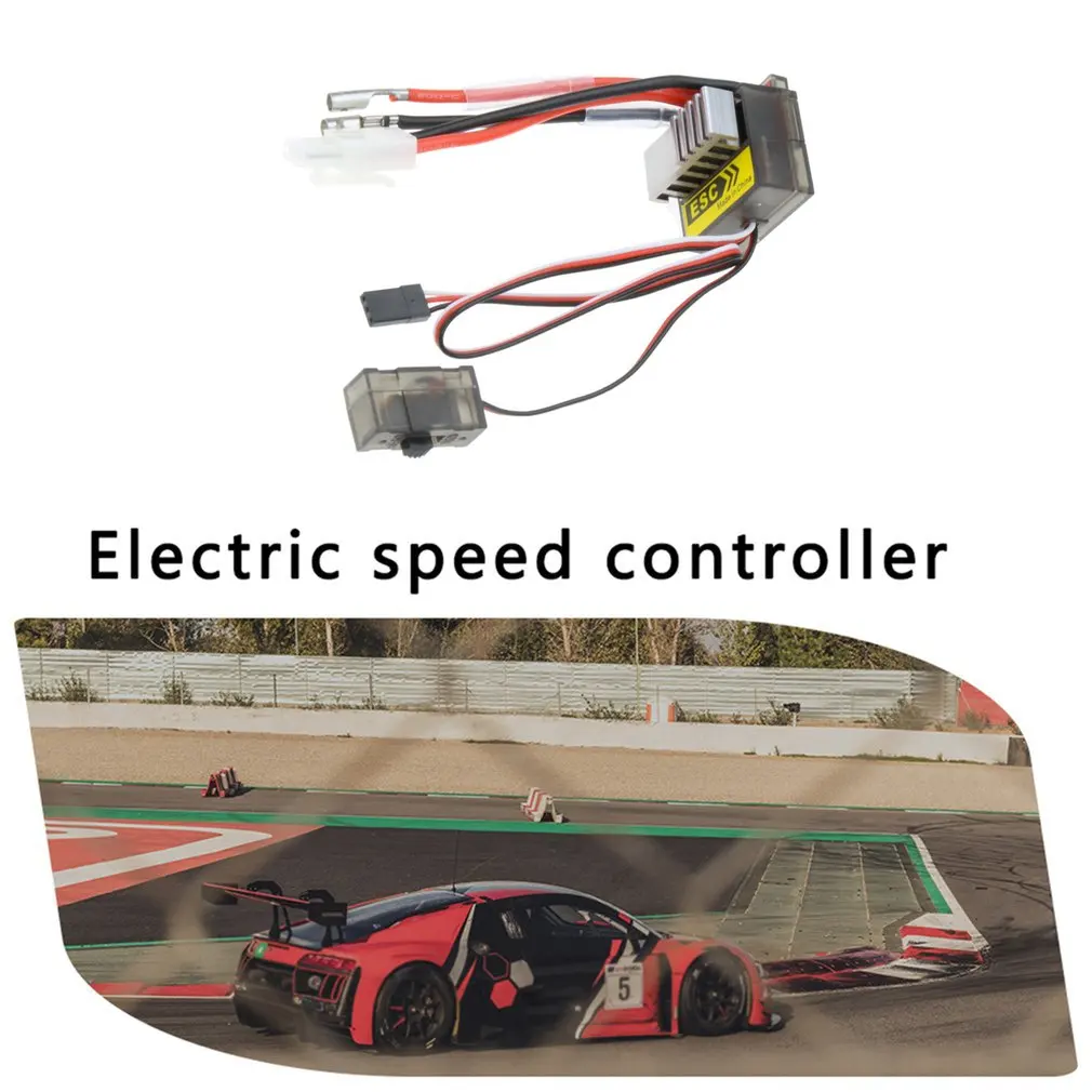 Щеточный регулятор скорости ESC 320A обратный для радиоуправляемого автомобиля 1/10