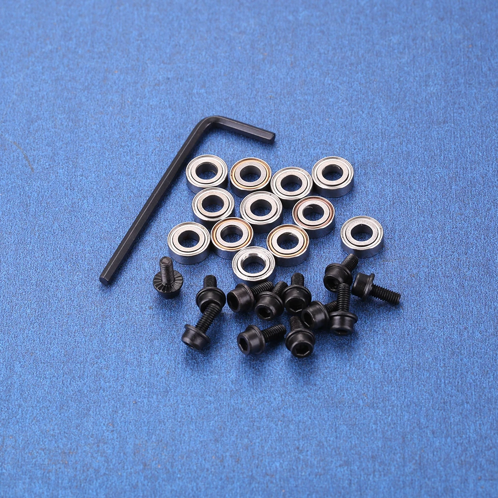 

11/25pcs Drill Milling Head Repairing Bearing with Hex Wrench Screw Nail Miniature Reel Electric Roller Tool Accessory Kits