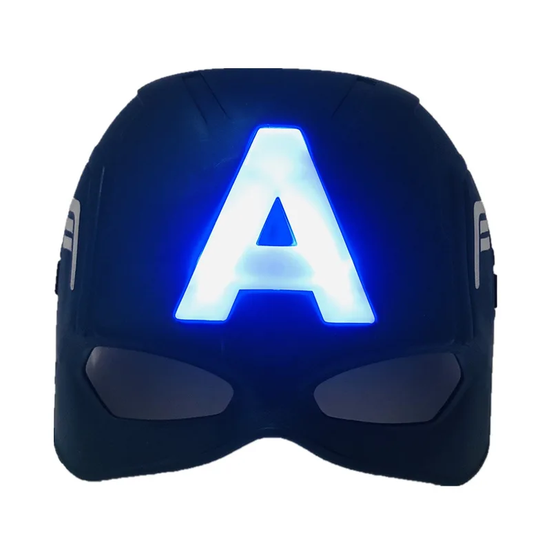 10 шт./лот светодиодный светящийся детская маска супергерой Хэллоуин Человек-паук
