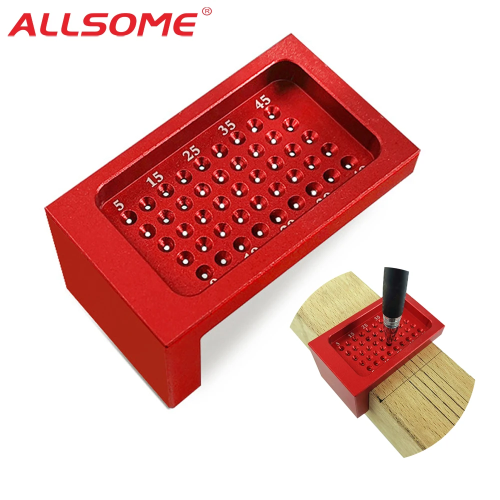 

ALLSOME Aluminum Alloy L-type Ruler Measuring Tool Scriber Woodworking Carpenter Measure Hole Positioning Crossed Gauge Ruler