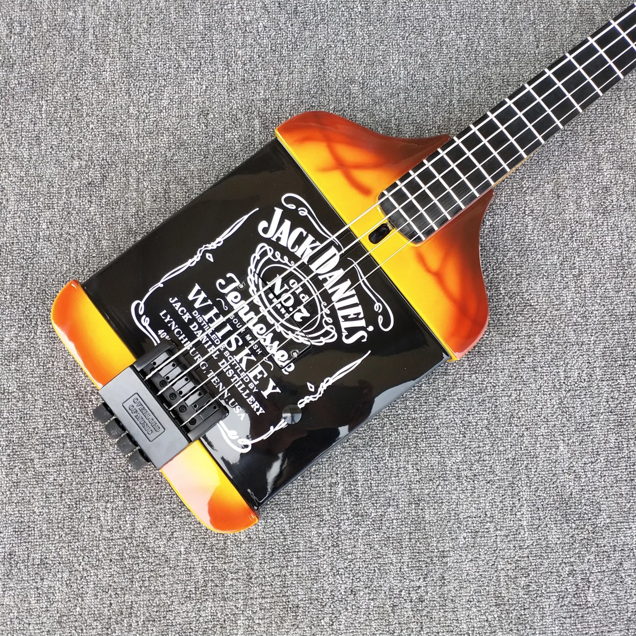 Custom Shop 4 струны Jack электрогитара гриф из черного дерева корпус для электрической