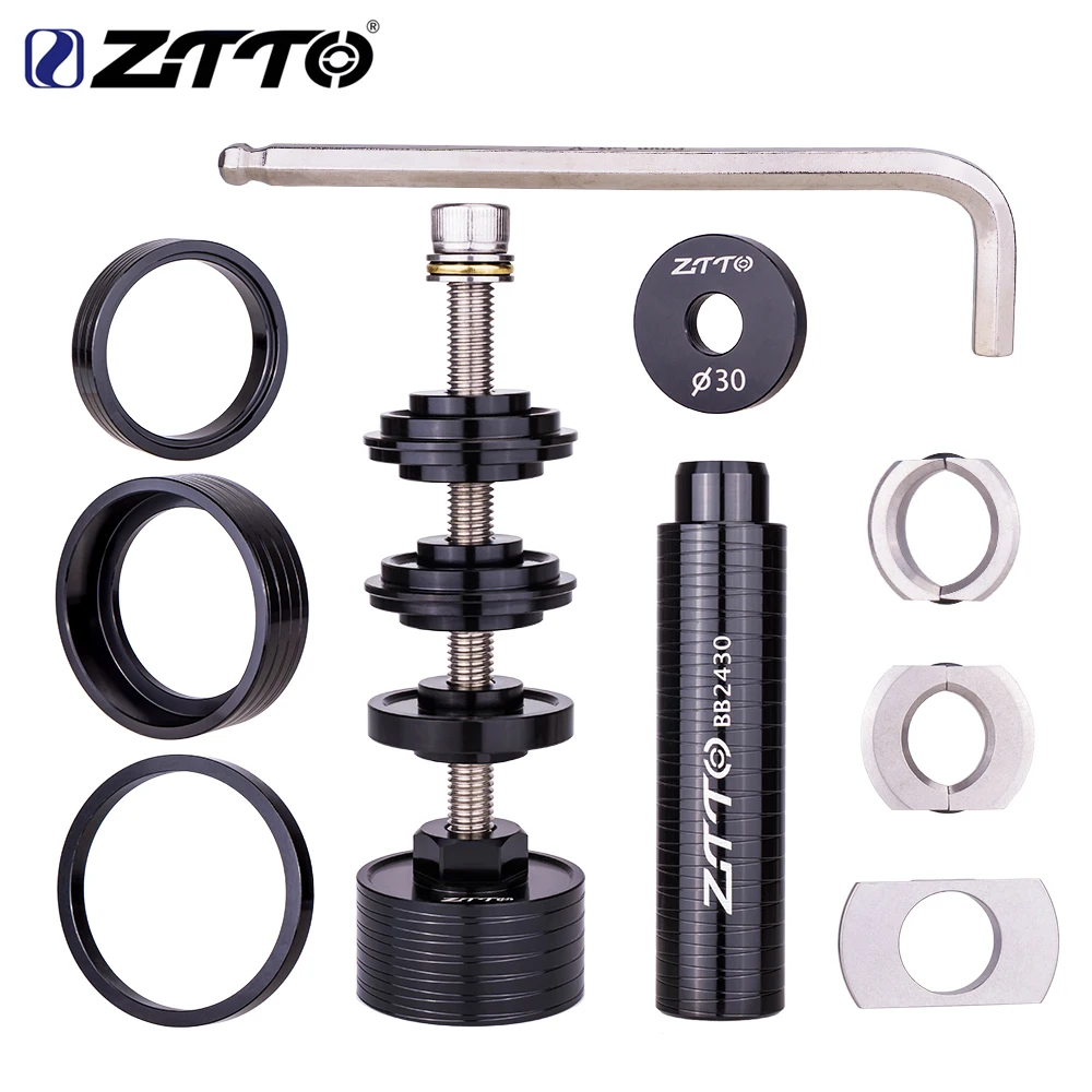 ZZTO Bottom Bracket Tool Set Bracket Bearing Remove Install Tool Road Bike BB Press Fit 24/30mm BB86 BB30 BB92 PF30 Repair Kit