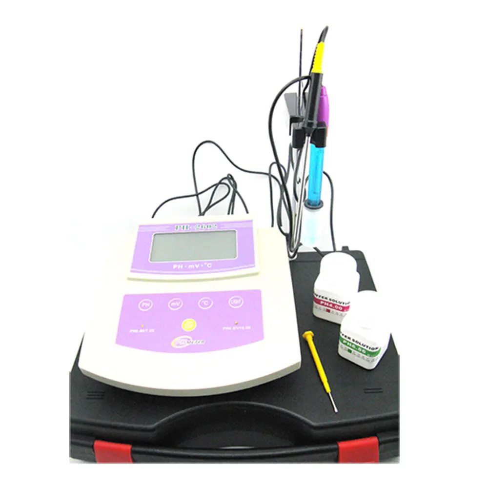 

High accuracy table atc ph temperature meter