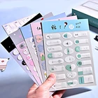 30 упаковок наклейки с именем милый кот Наклейки С КАКТУСОМ наклейки s этикетка клейкие кавайные канцелярские наклейки s ассортимент производитель бумаги водостойкие наклейки s