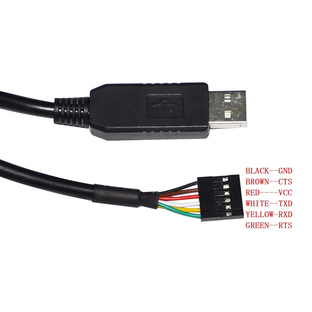 Промышленный чип FTDI FT232RL USB UART TTL 5V 3V3 до 6PIN 0 1 "кабель перемычки DUPONT для
