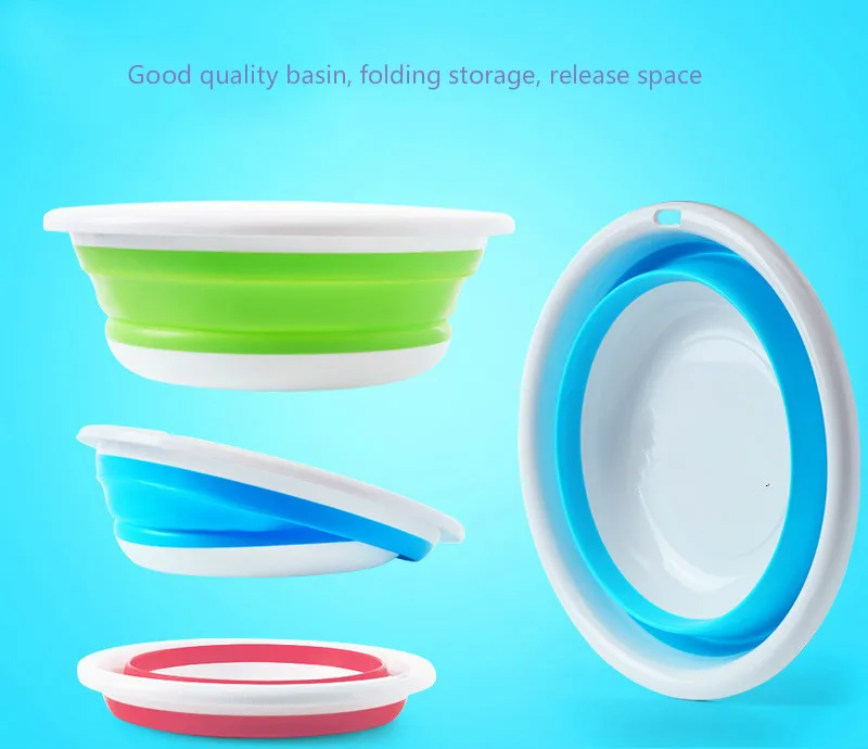 Складное ведро легко хранить складная раковина для ног путешествий за рубежом