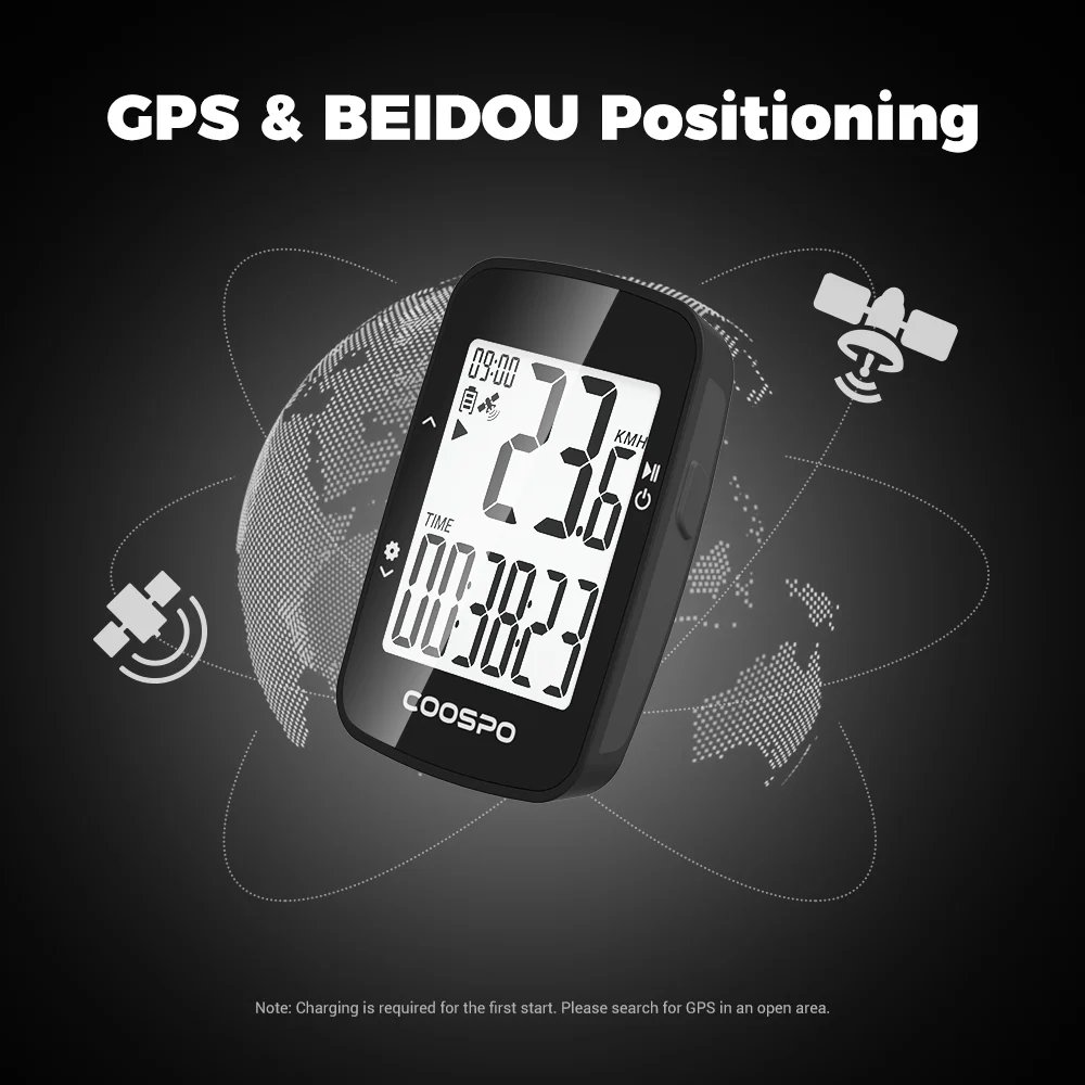 Беспроводной Велосипедный компьютер CooSpo BC26 GPS Спидометр одометр Bluetooth 5 0