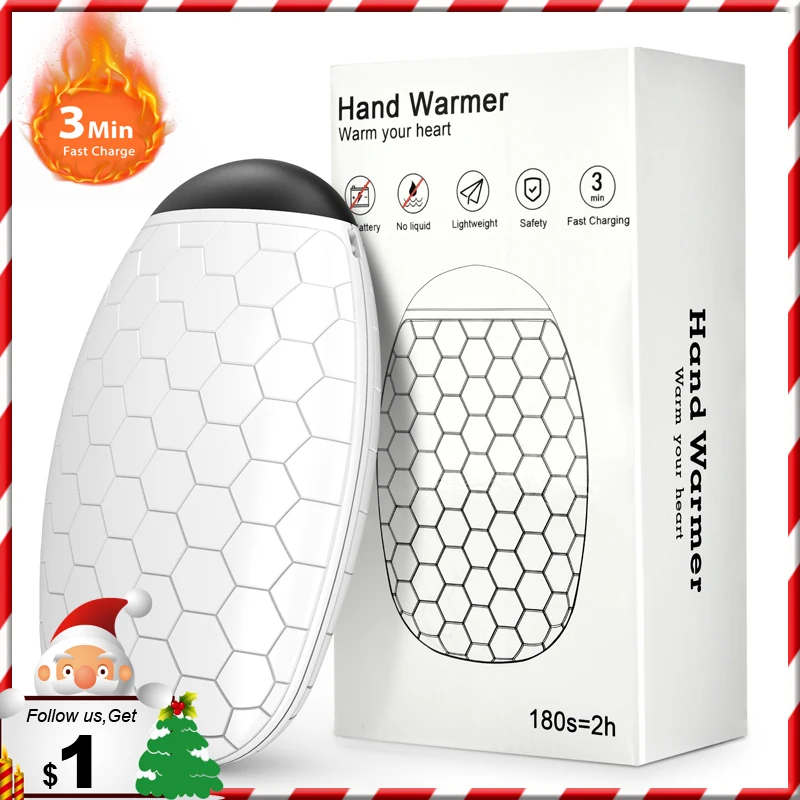 

Mini Safe Electric Hand Warmers Heater Portable USB Rechargeable Winter Hand Heater Travel Quick Heating Pad Warming Products
