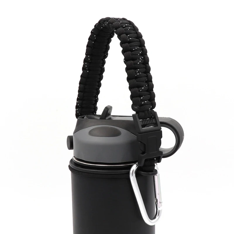 

1pc Paracord Handle Strap Cord Safety Rope For Hydro Flask Bottle Wide Mouth New