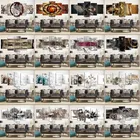 Hd печать 5 шт. холст искусство абстрактный футбол крылья шестеренка колесо Живопись стены картины для гостиной постеры для украшения дома