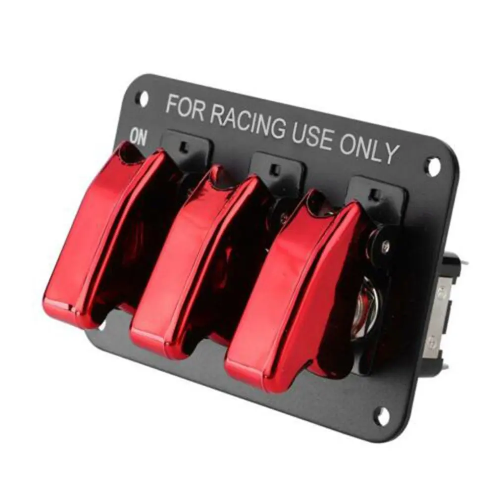 

12V 20A Automotive Toggle Combination Switch Racing Ignition Engine Relays Switches RV Refitting Panel Switch
